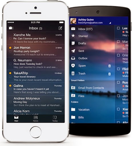 Yahoo email app for android